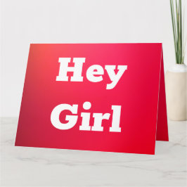 Rosa und roter Regenbogen-Stift Karte