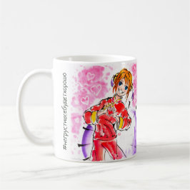 Rosa und Roter Valentinstag Kagura Yato Kaffeetasse