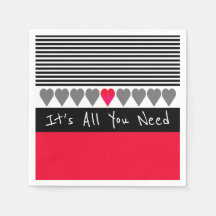 Rosa und rotes Herz akzentiert