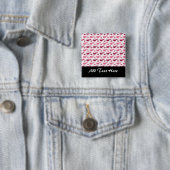 Rosa und rotes Herzklopfen Button (Beispiel)