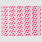 Rosa und rotes Pickleball-Muster Seidenpapier (Vorderseite)