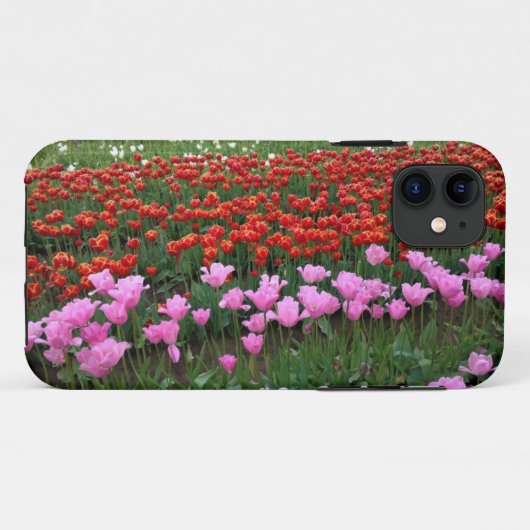 Rosa und Rotes Tulip Feld, Oregon Case-Mate iPhone Hülle (Rückseite (Horizontal))