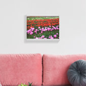 Rosa und Rotes Tulip Feld, Oregon Leinwanddruck (Insitu (Wohnzimmer))