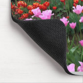 Rosa und Rotes Tulip Feld, Oregon Mousepad (Ecke)