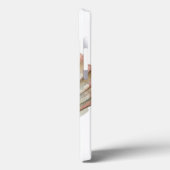 Rosa und SahneSeashell Case-Mate iPhone Hülle (Rückseite / Links)