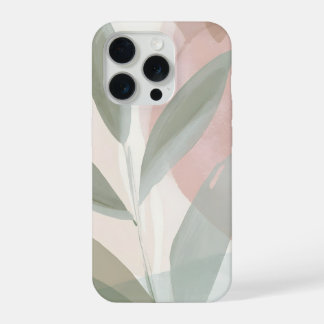 Rosa und Salbei Botanical Abstract – Sanfte Modern iPhone 15 Pro Hülle