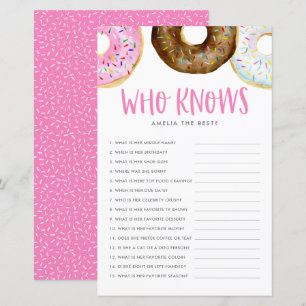 Rosa und Schokolade Donuts, die Mama das beste Spi