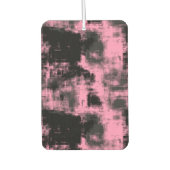 rosa und schwarz abstrakt autolufterfrischer (Vorderseite)