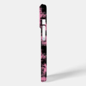 rosa und schwarz abstrakt Case-Mate iPhone hülle (Rückseite / Links)