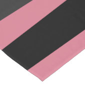 rosa und schwarz abstrakt kurzer tischläufer (Ecke)