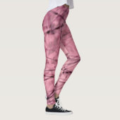 Rosa und Schwarz Abstrakt Leggings (Rechts)
