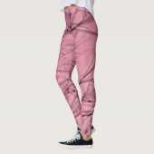 Rosa und Schwarz Abstrakt Leggings (Links)