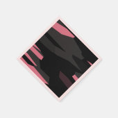 rosa und schwarz abstrakt serviette (Ecke)