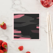 rosa und schwarz abstrakt serviette (Beispiel)