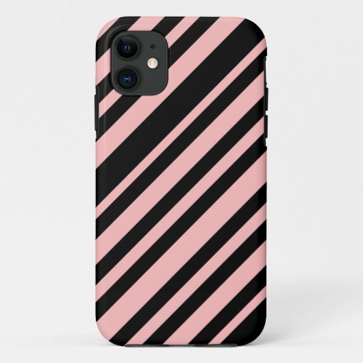 Rosa und Schwarz Case-Mate iPhone Hülle (Rückseite)