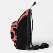 Rosa und Schwarz Crossbody Bag (Rechts)