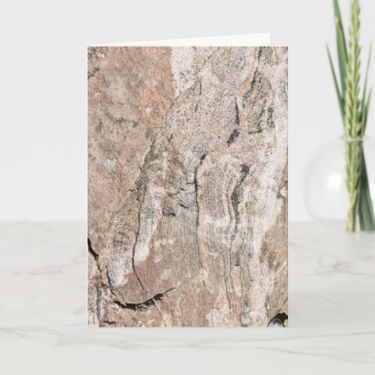 Rosa und Schwarz-Geode-Rock-Sediment Karte (Vorderseite)