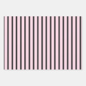 Rosa und Schwarz Geschenkpapier Set (Vorderseite 3)