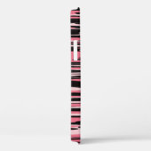 Rosa und schwarz gestreckte Camouflage Case-Mate iPhone Hülle (Rückseite / Rechts)