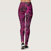 Rosa und Schwarz Leggings (Rückseite)