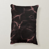 Rosa und schwarz-marmoriertes Thema Dekokissen (Rückseite(Vertikal))