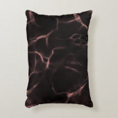 Rosa und schwarz-marmoriertes Thema Dekokissen (Vorderseite(Vertikal))