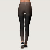 Rosa und Schwarz Moderne Einfache Gradienten für s Leggings (Rückseite)