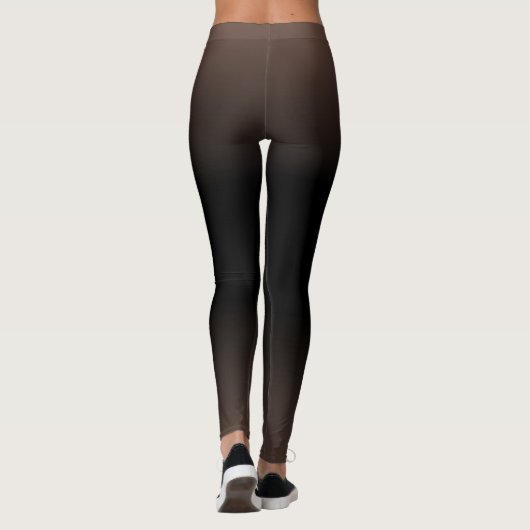Rosa und Schwarz Moderne Einfache Gradienten für s Leggings (Rückseite)