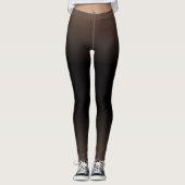 Rosa und Schwarz Moderne Einfache Gradienten für s Leggings (Vorderseite)