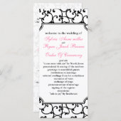 Rosa und Schwarz Programm (Vorne/Hinten)