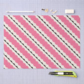 Rosa und Schwarz Seidenpapier (Handwerk)