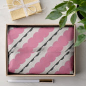 Rosa und Schwarz Seidenpapier (Geschenk)