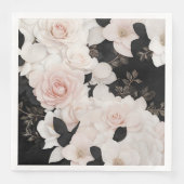 Rosa und schwarz serviette (Vorderseite)