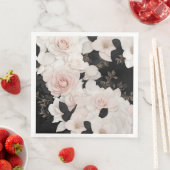 Rosa und schwarz serviette (Beispiel)