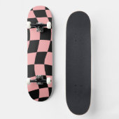 Rosa und Schwarz Skateboard (Vorderseite)