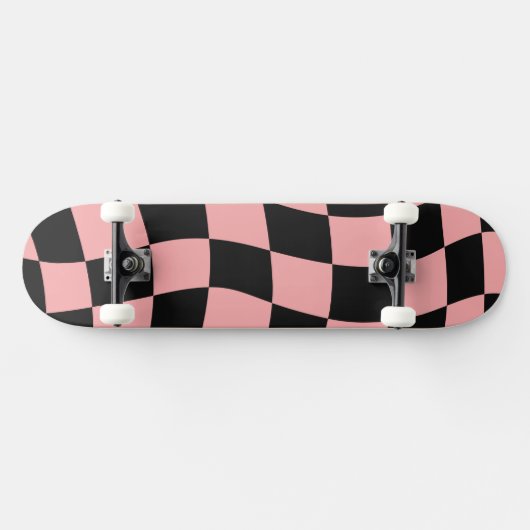 Rosa und Schwarz Skateboard (Horizontal)