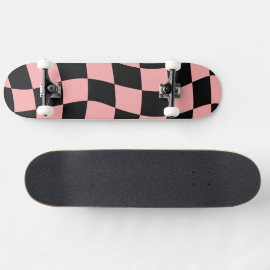 Rosa und Schwarz Skateboard (Horizontal)