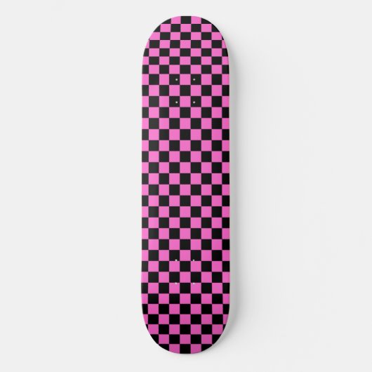 Rosa und Schwarz Skateboard (Vorderseite)