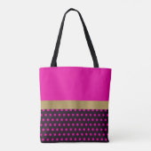 Rosa und Schwarz Tasche (Rückseite)