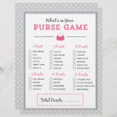 Rosa und schwarz Was ist in deiner Handtasche? Spi (Vorne/Hinten)