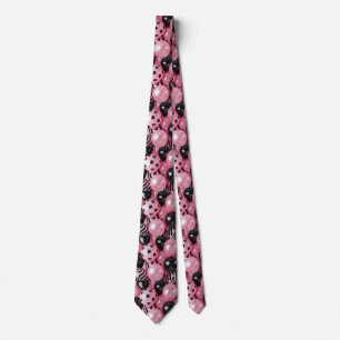 Rosa und schwarze Balkone Krawatte