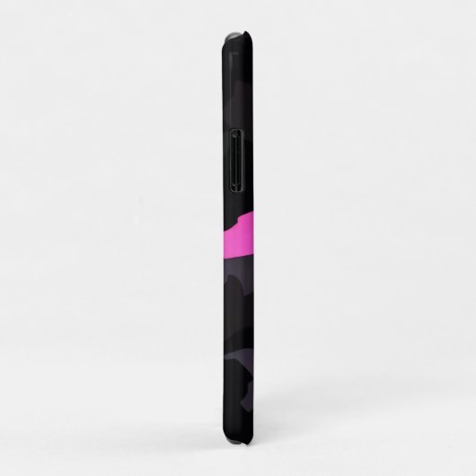 Rosa und schwarze Camouflage Case-Mate iPhone Hülle (Hinten/Rechts)