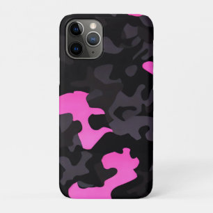Rosa und schwarze Camouflage Case-Mate iPhone Hülle