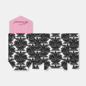 Rosa und schwarze Damasee Kinderdusche Geschenkschachtel (Ungefaltet)