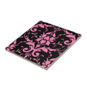 Rosa und schwarze Damaske - passende Küche Fliese (Seite)