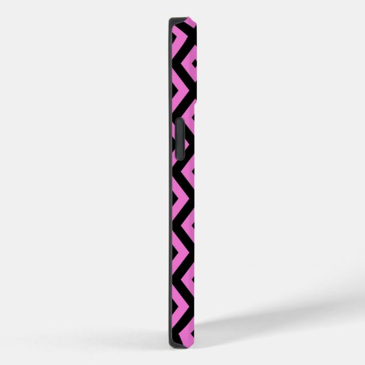 Rosa und schwarze Diamantmuster Case-Mate iPhone Hülle (Rückseite / Rechts)