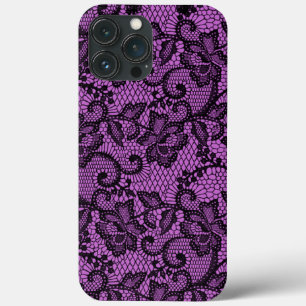 Rosa und schwarze Imitate Case-Mate iPhone Hülle