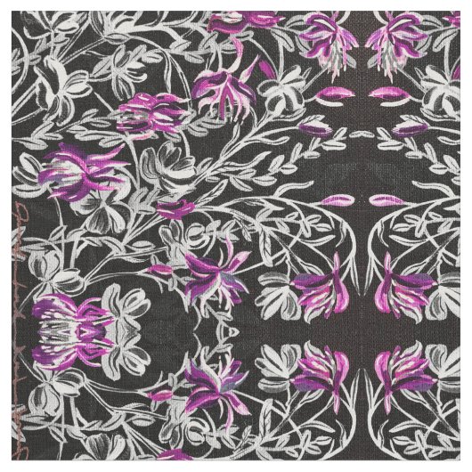 rosa und schwarze Kolumnen Stoff (Nahaufnahme)