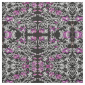 rosa und schwarze Kolumnen Stoff (Muster)