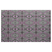 rosa und schwarze Kolumnen Stoff (Fat Quarter (45,7 x 55,9 cm))